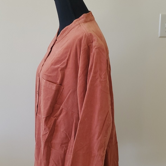 Denim and company stretch corduroy button front - Picture 2 of 4